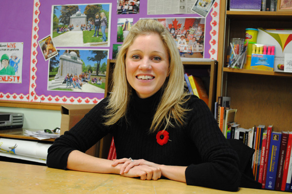 Lindsay Hall, lauréate du Prix du Gouverneur général pour l’excellence en enseignement de l’histoire canadienne 2009